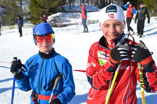 Sigurd Fotland Fænn og Simon Hjelmeset Kirkeeide. Foto: Margunn Hjelmeset